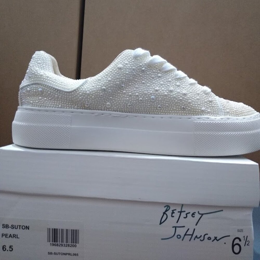 Betsey Johnson Women's Pearl Sneakers
